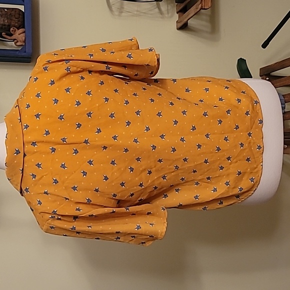 Monteau Los Angeles Fox Print Tie Front Blouse - Small - Picture 5 of 7